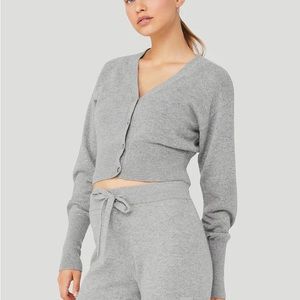 Alo Cashmere Jet Set Cardigan